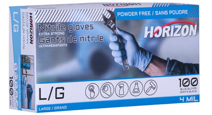 4 mil Nitrile Disposable Gloves 100/BOX - Glove Master