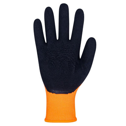 Hi - Vis Latex Foam Coated Work Gloves - Glove Master