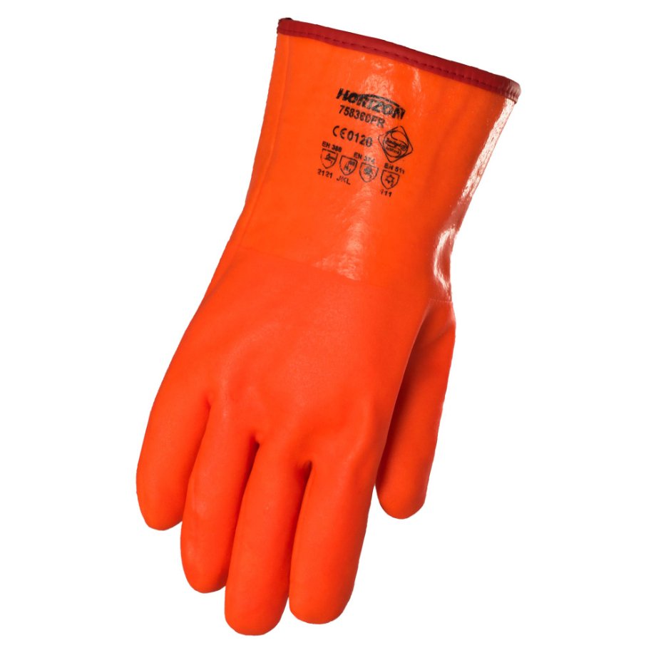 Lined Double Coated PVC Gloves - Glove Master